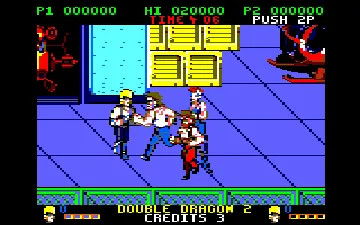 Double Dragon II - The Revenge (UK) (K7) (1989) [Animagic] screen shot game playing